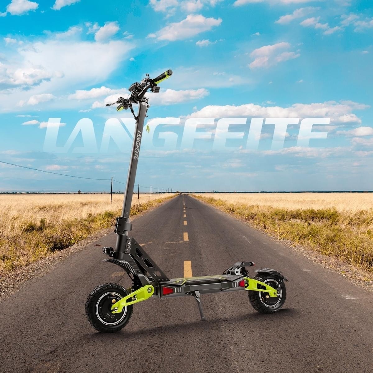 Langfeite C5 folding mini electric scooter 60V dual motor fold e-scooter 2200W electric scooter