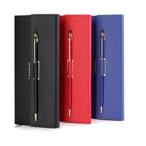 eco colours promotion custom printing logo pen a6 notebook with print on