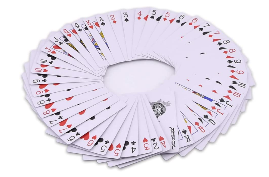 2 Packs Waterproof PVC Plastic Playing Cards Poker Set, 54pcs Deck Poker Classic Magic Tricks Tool Ideal Gifts