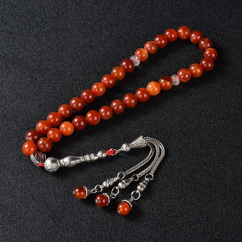 Ys342 New Arrival prayer beads  crystal stainless steel rosaries  of Tasbih Tasbeeh fashion muslim  Rosary Necklace