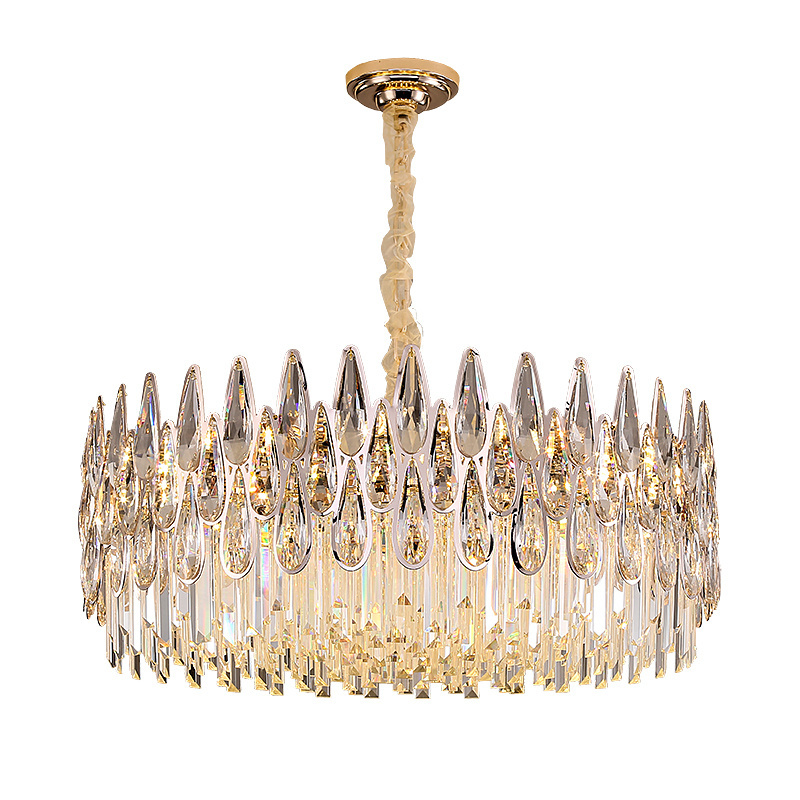 The Best-Selling Entry Door Drip-Like Chandelier Is A Double-layer Design Guest Restaurant With Luxury Crystal Lighting