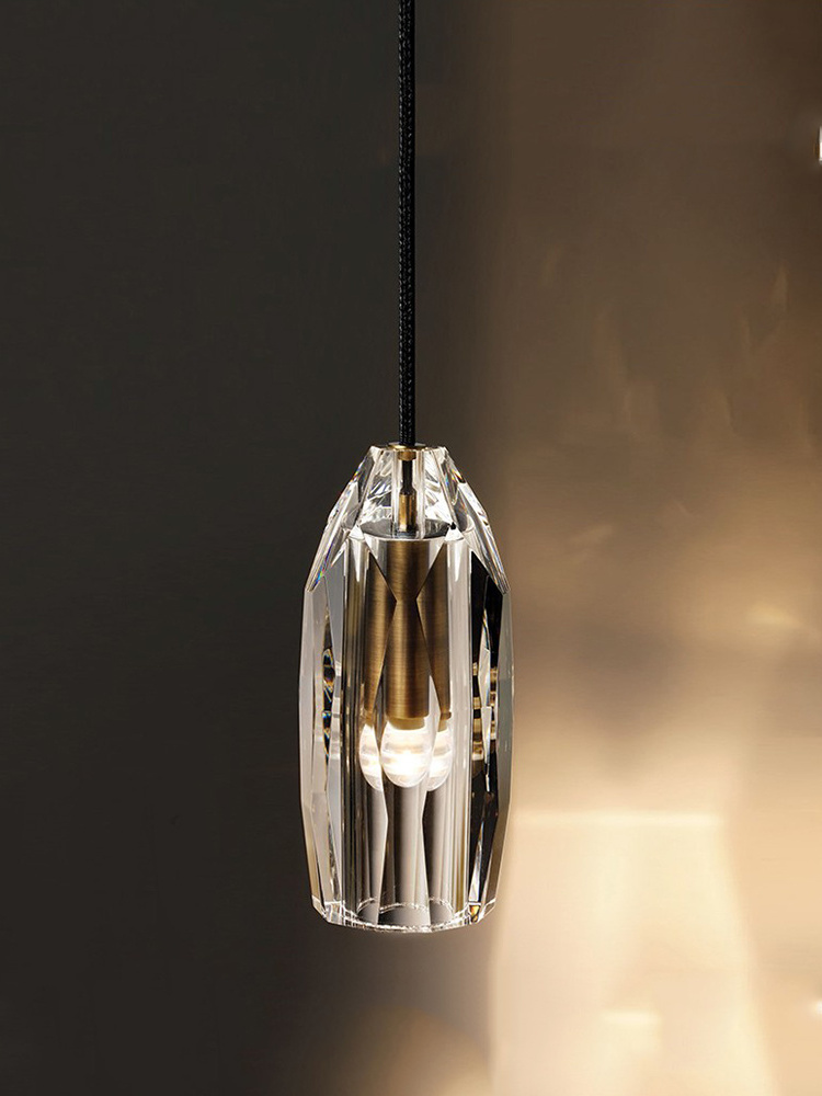 Light Luxury Small Pendant Lighting modern chandelier for kitchen bedroom bedside bar hotel villa Copper Material