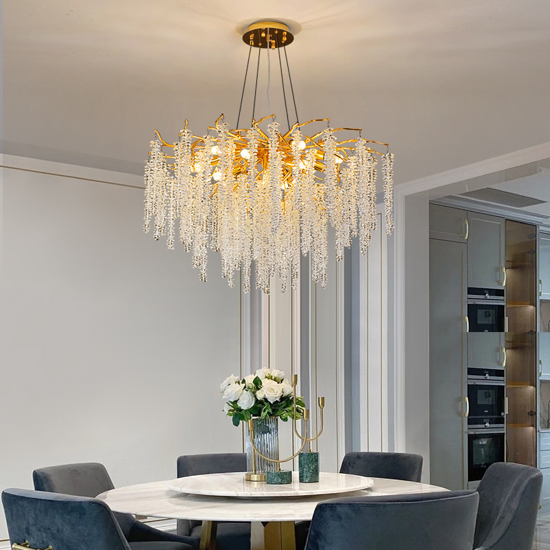 Modern Simple Upscale Chandeliers Large Contemporary Modern FOR Hotel Hallway Large Villa Pendant Lighting Hanging Lamp