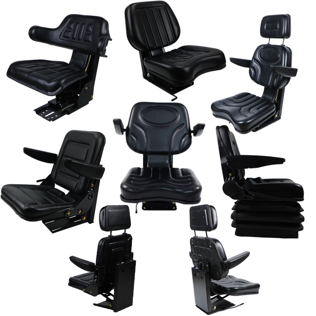 Agricultural tractor seats, forklifts, forklifts, loaders, seats, suspended shock absorption seats