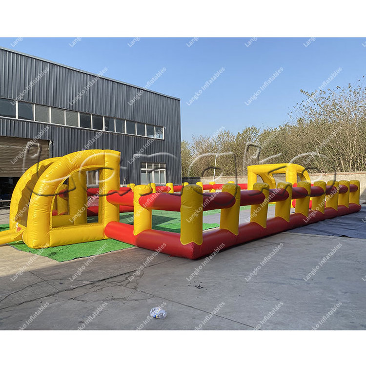 commercial inflatable  soccer arena kids adults sport games Football field fence for party rental