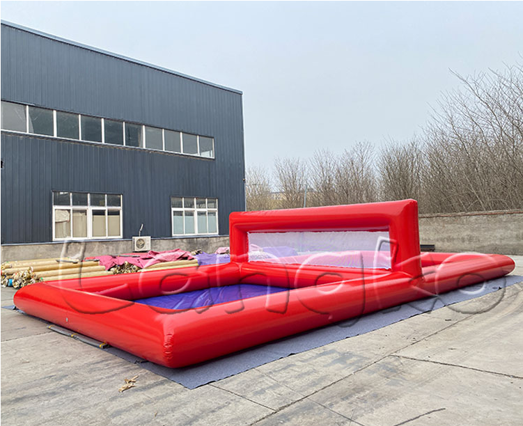 hot sale commercial Inflatable Sport Field Beach Customized Water Volleyball Court For party rental