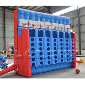 Cheap Inflatable Basketball Shooting Game Inflatable Basketball Connect 4 Range Game