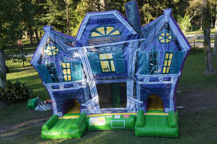 Adults kids fun giant inflatable halloween haunted house maze for sale