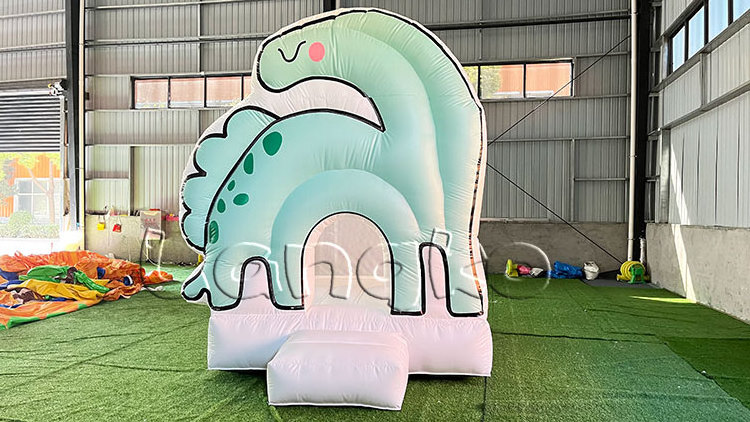 Cartoon Dinosaur Wedding white bounce house slide white castle bounce house with ball pit for kids