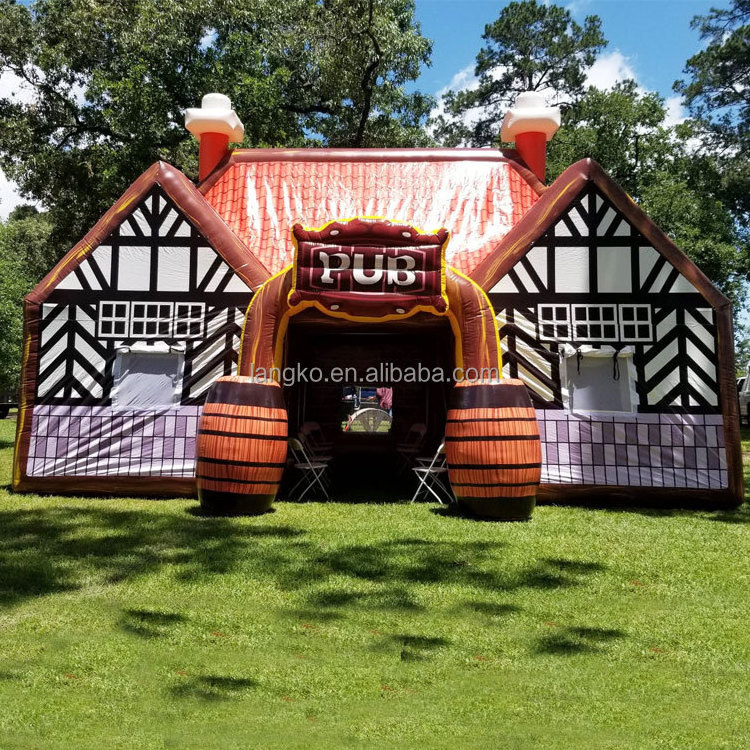 Outdoor party events bar tent inflatable irish pub