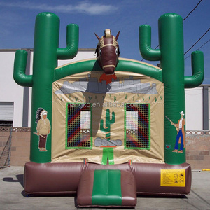 High quality commercial cheap castle cactus desert cowboy bounce house inflatable bouncer