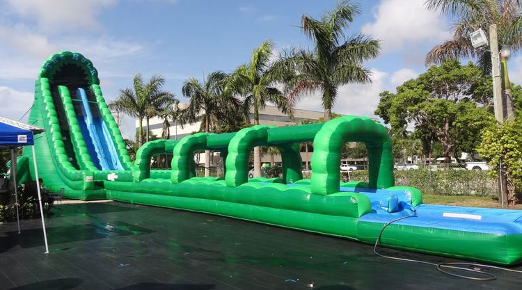 36ft Tall double lane commercial waterslide giant inflatable water slide for adults