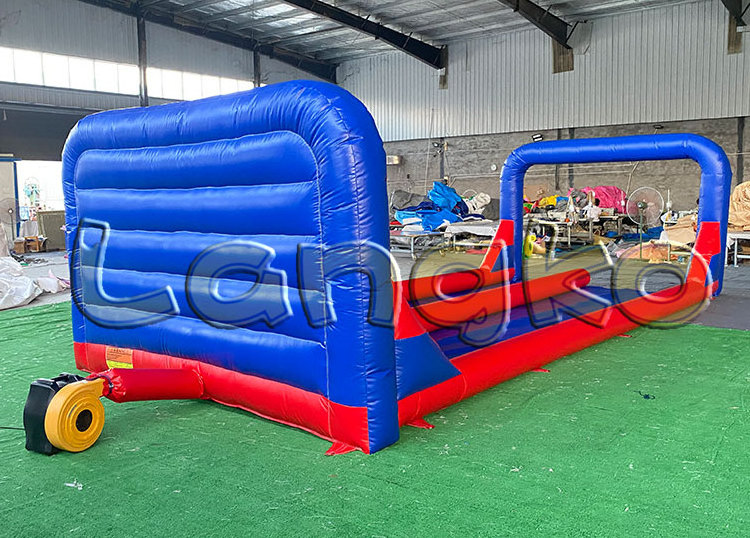 Outdoor PVC tarpaulin inflatable bowling alley blow up bowling simulator game for sale