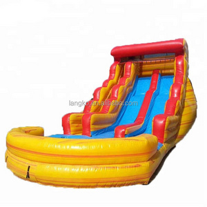 18 ft freaky frog splash volcano commercial grade waterslide inflatable pool slide volcano inflatable water slide swimming pool