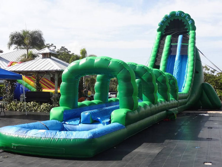 36ft Tall double lane commercial waterslide giant inflatable water slide for adults