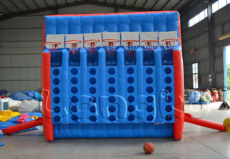 Cheap Inflatable Basketball Shooting Game Inflatable Basketball Connect 4 Range Game