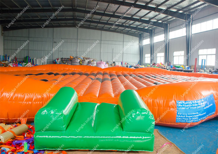 PVC giant strawberry sunflower apple sunflower corn inflatable jumping pad air giant bounce pillow