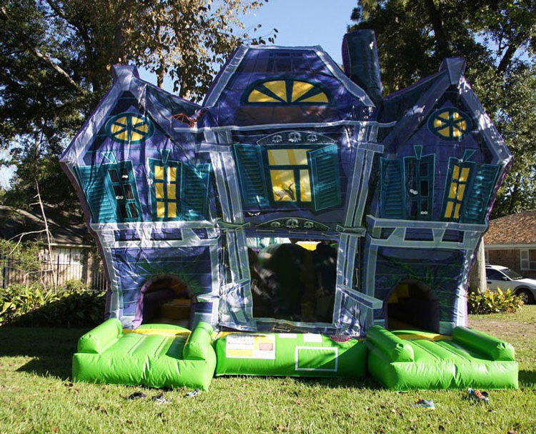 Adults kids fun giant inflatable halloween haunted house maze for sale