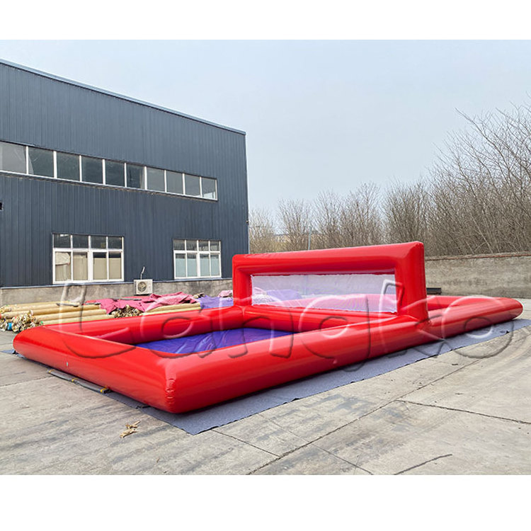 hot sale commercial Inflatable Sport Field Beach Customized Water Volleyball Court For party rental