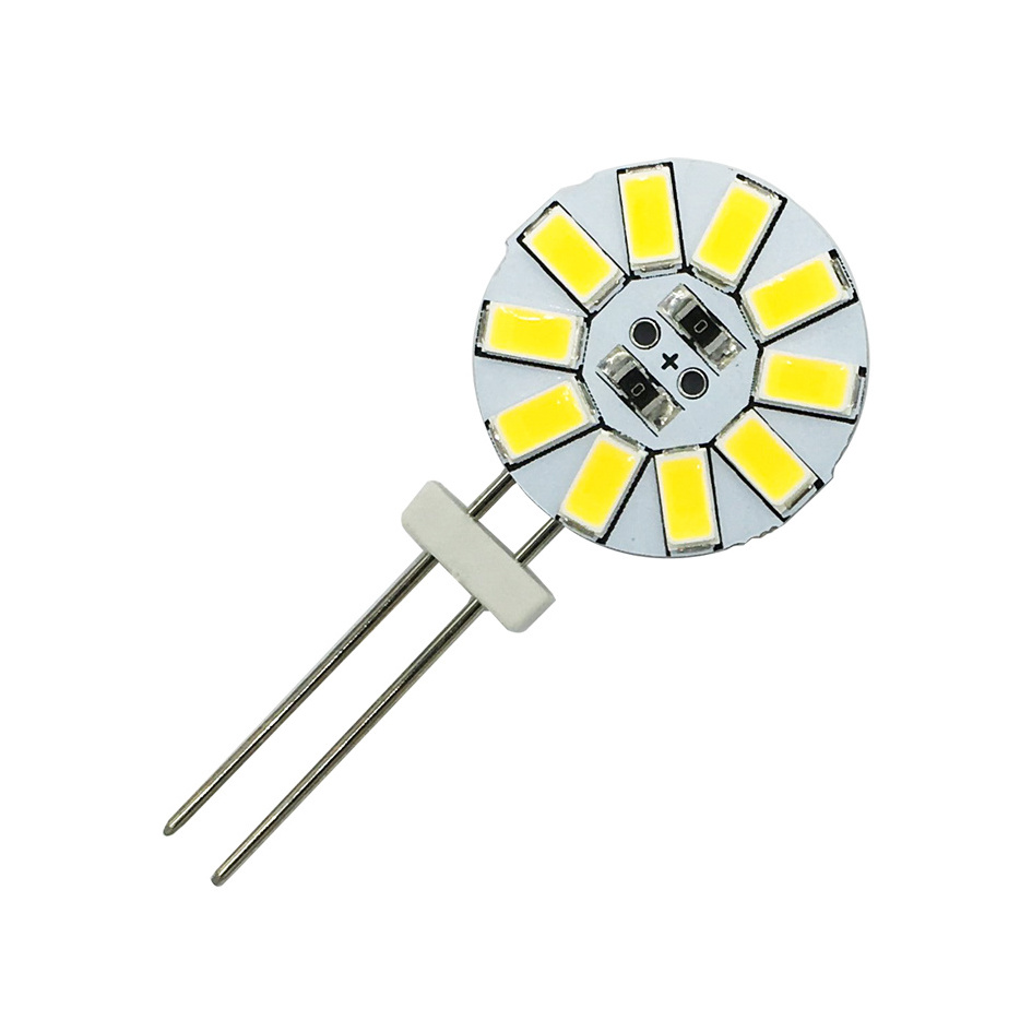 Disc 24V G4 LED 10-30V 12V Round BAck-Pin Side-Pin G4 LED Light Lamp Bulb High Quality