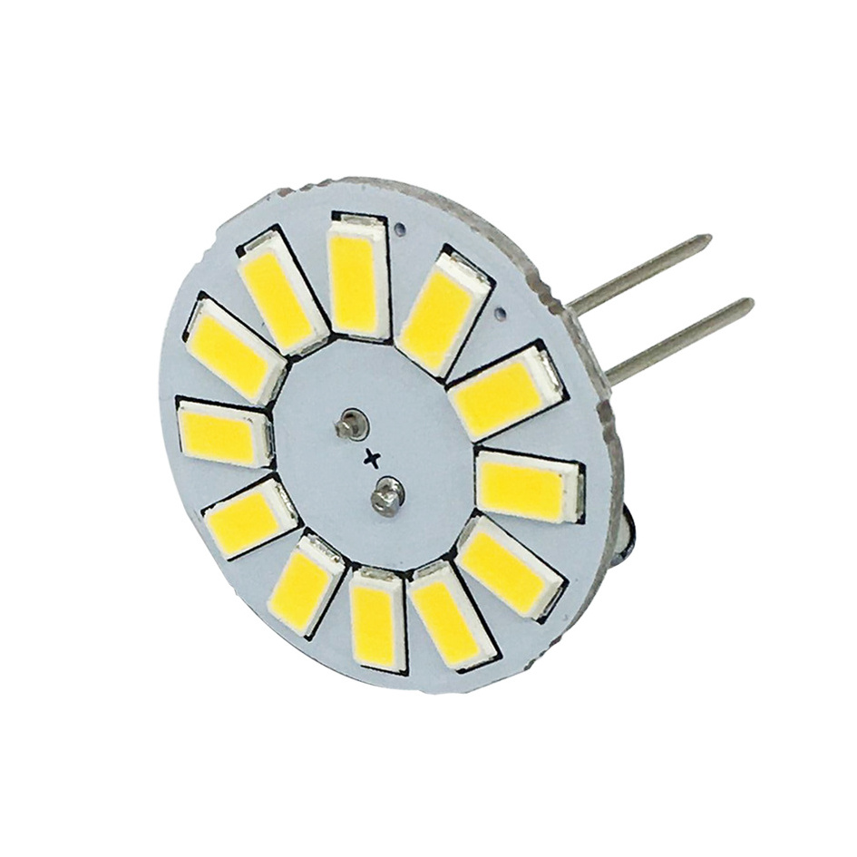 Disc 24V G4 LED 10-30V 12V Round BAck-Pin Side-Pin G4 LED Light Lamp Bulb High Quality