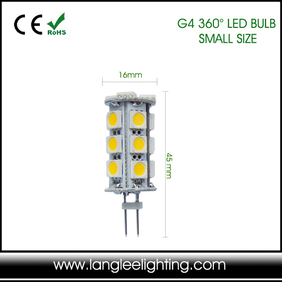 Tower G4 Bulb Warm White Spot Light Source G4 3W 12V 24V 10-30VDC LED Lamp Bulb High Quality