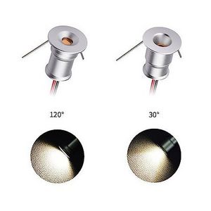 1W LED Mini Spotlight Recessed Lighting Home Kitchen Ceiling Light DC12v