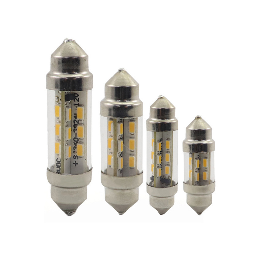 LED Interior Map Dome Trunk Light 360 degree SMD Festoon Bulbs 6V/12V/24V/48VDC