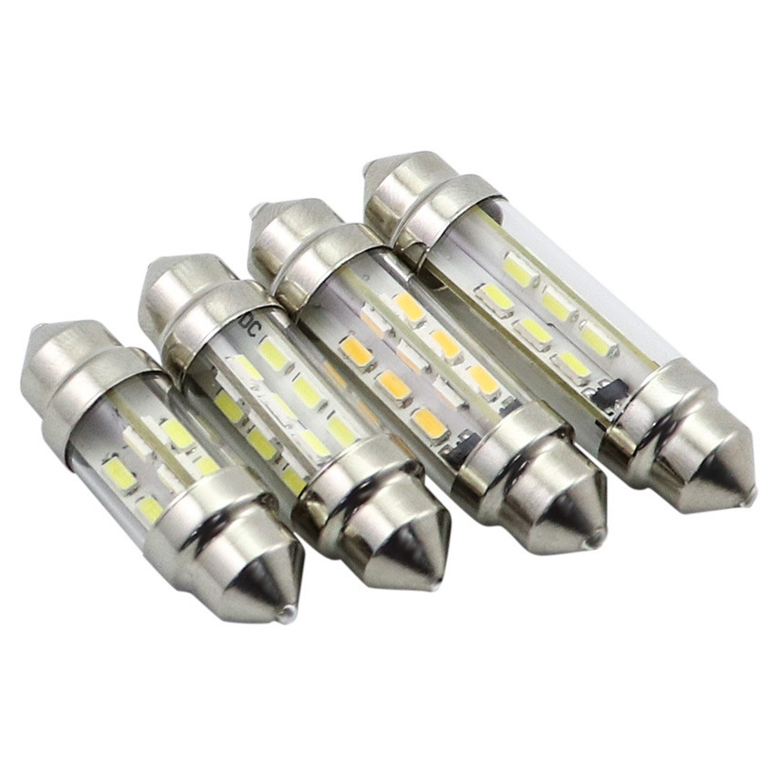 LED Interior Map Dome Trunk Light 360 degree SMD Festoon Bulbs 6V/12V/24V/48VDC