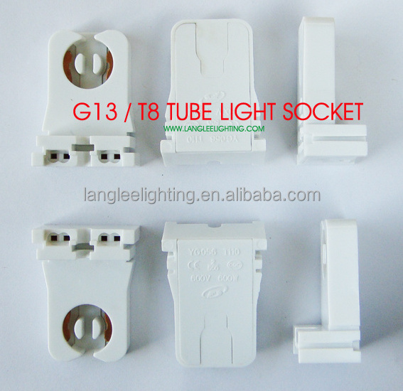 CUL LISTED T8 Tube Light Socket G13 Lamp holder Tombstone Light Holder