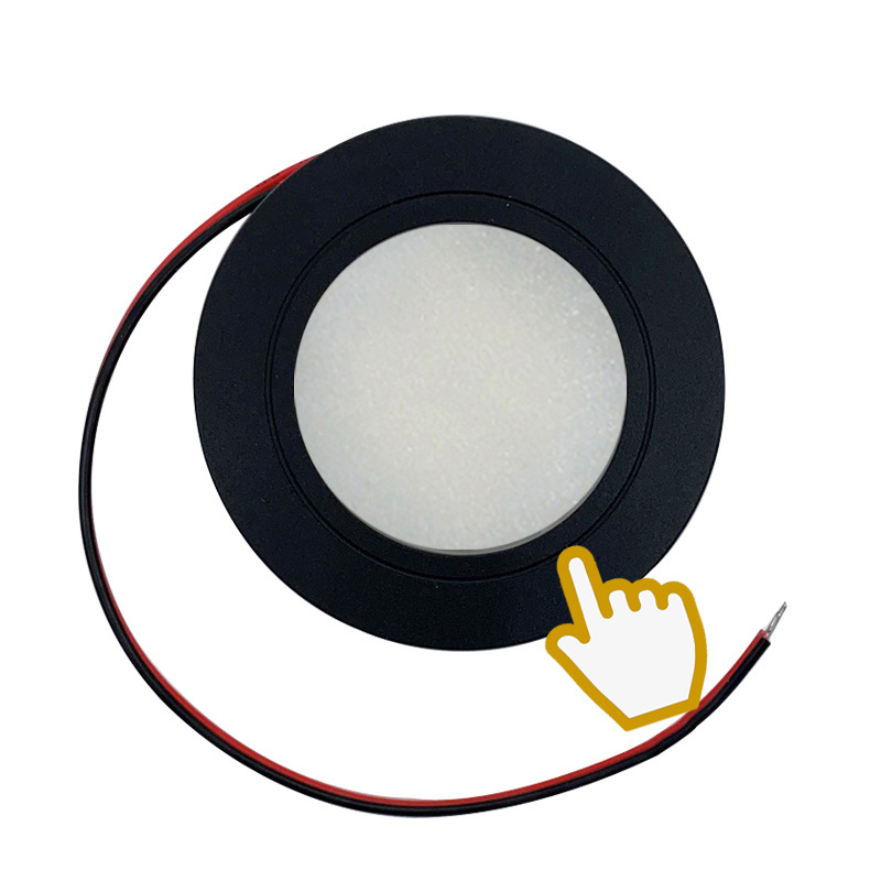 12V LED Touch Ceiling Light Dimming Smart Dome Light Frosted Lens RV Motorhome Lighting Lamp Bulb Parts