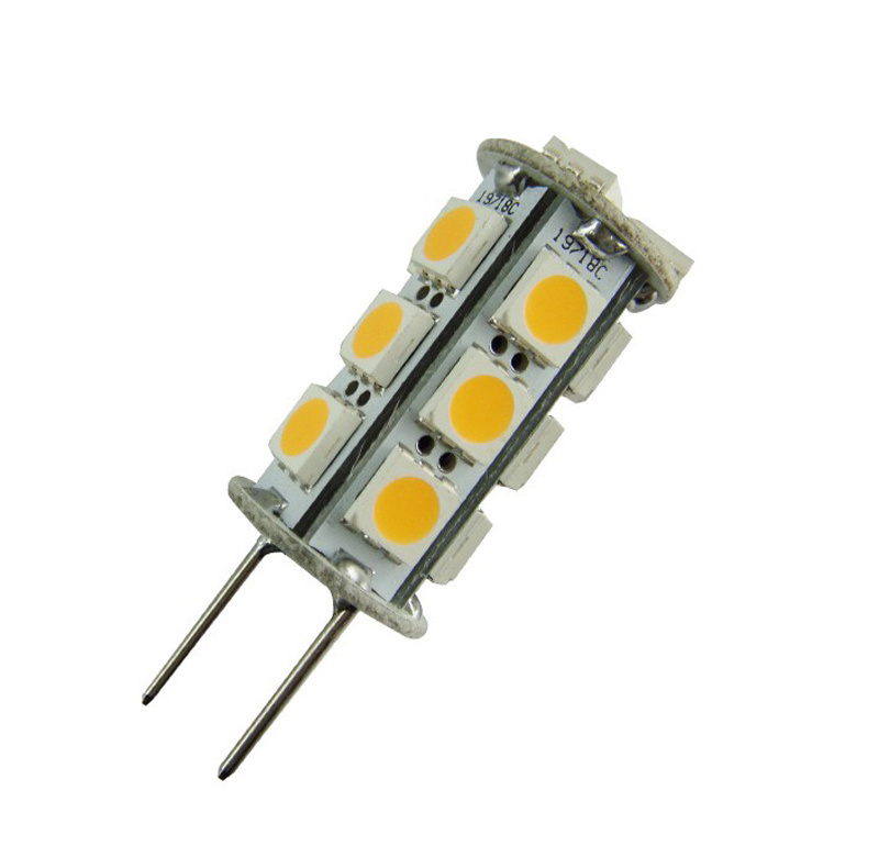 G6.35 10-30V 3W 4W SMD5050 G5.3 G4 Bi Pin 12V 24V High Bright Lamp Bulb GY6.35 LED Light Bulb