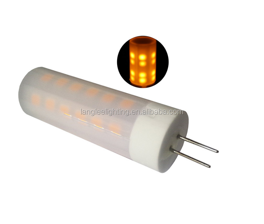 Newest Flickering Flame Effect Fire G4 12V Led flame bulb Flame light 1700K