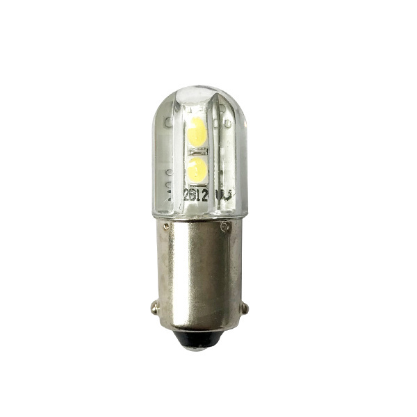 T4W E10 BA9S Miniature LED Instrument Bulb 1W 90LM 6V 12V 24V 36V 48V 60V 110V 220V