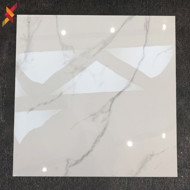 LL Cheap 60x60 Price In The Philippines Wholesale Carrara White Marble Wall Porcelain Glazed Floor Tiles