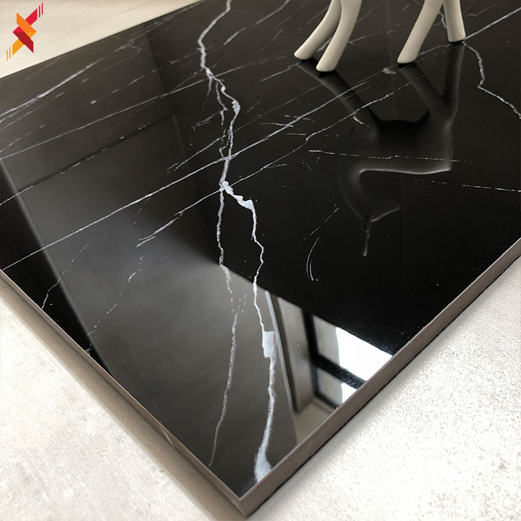 New model bathroom black white veins vitrified marble texture porcelain flooring tile philippines wall ceramic floor tiles