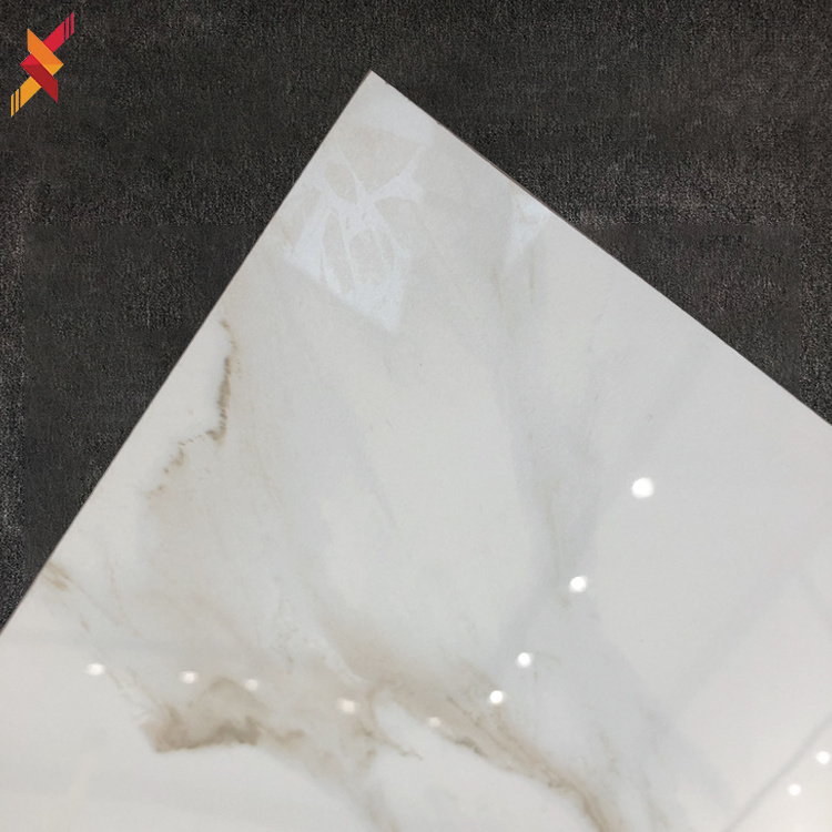 600x600mm Calacatta Marble Porcelain Floor White Glazed Pisos Porcelanato Tile Vitrified Polished Wall Ceramic Tiles