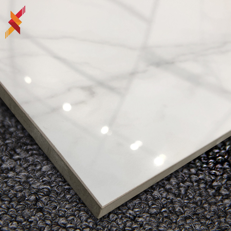 LL Cheap 60x60 Price In The Philippines Wholesale Carrara White Marble Wall Porcelain Glazed Floor Tiles