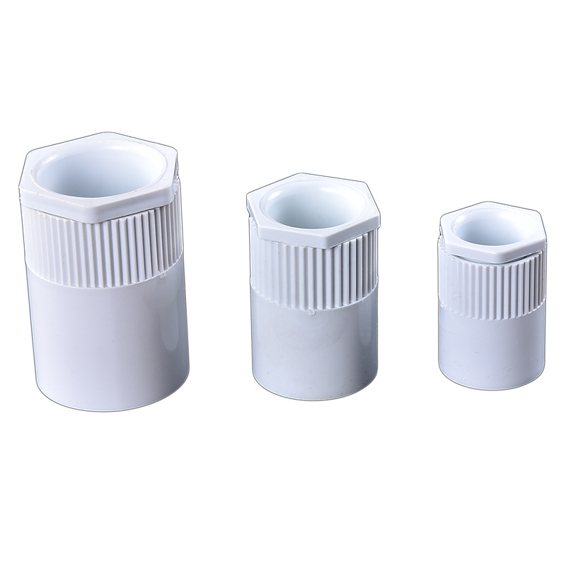 China Accessories White Electrical Conduit Fittings 20mm 25mm 32mm Pvc Male Bush