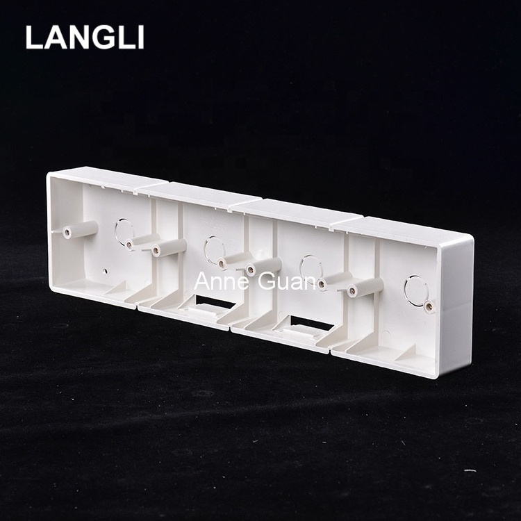 Factory Good Quality Hot Selling Electrical Plastic PVC Switch Boxes