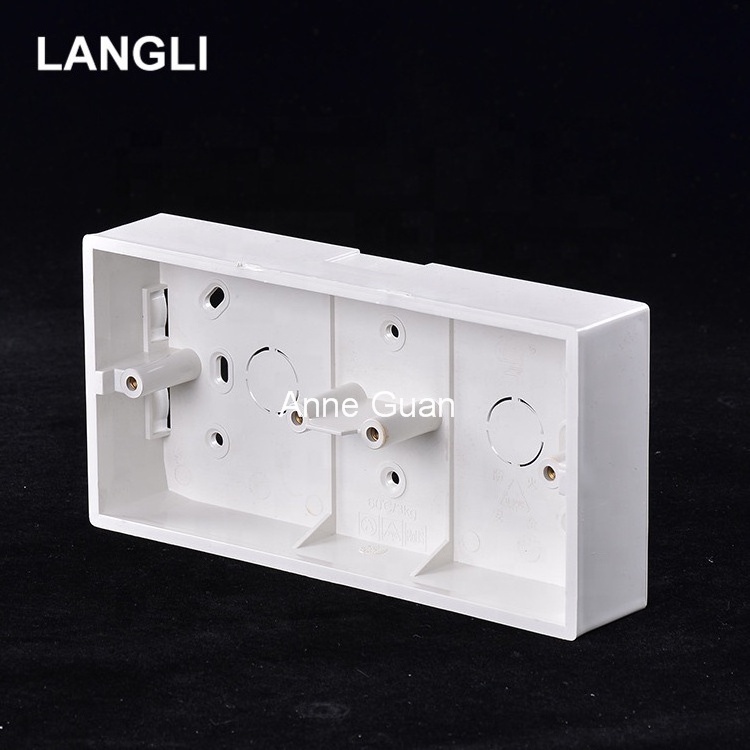 Factory Good Quality Hot Selling Electrical Plastic PVC Switch Boxes