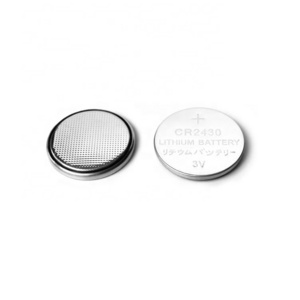 CR2430 3V Lithium Coin Cell Battery CR 2430 3 Volt LiMnO2 Button Cell CMOS Battery with Tab Pin Optional