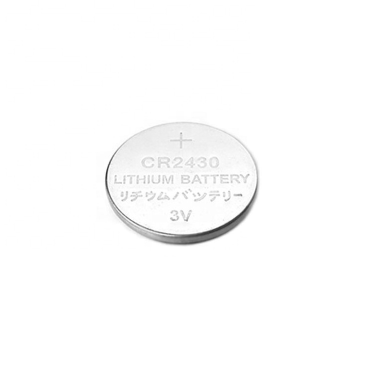 CR2430 3V Lithium Coin Cell Battery CR 2430 3 Volt LiMnO2 Button Cell CMOS Battery with Tab Pin Optional