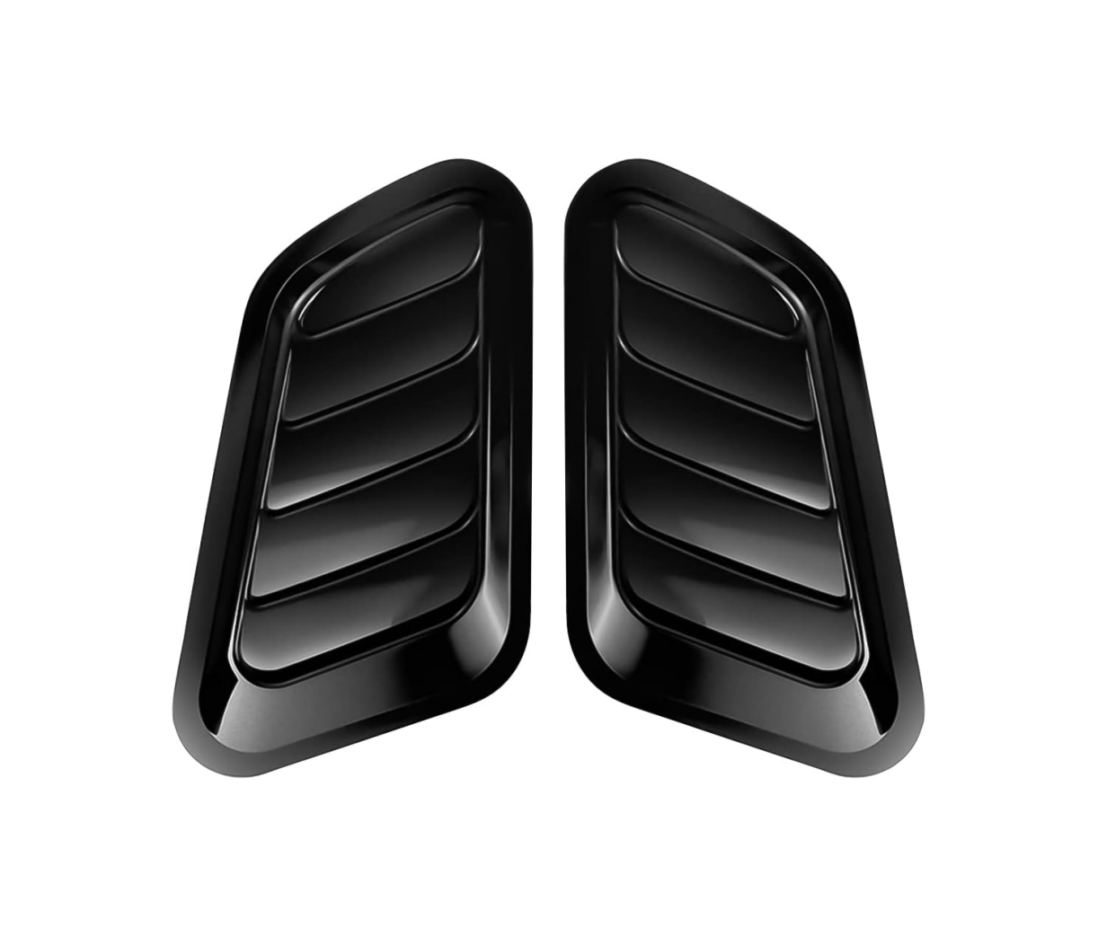 Car Hood Vents, 2PCS Universal Hood Air Vents for Car Hood Scoop, Bonnet Vent Hood Air Intake Trim Cover