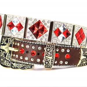 New Trend Bling Bling Rhinestone Belt Men Women Western Cowbuy Cowgirl Crystal Studded Leather Diamond Belt For Jeans