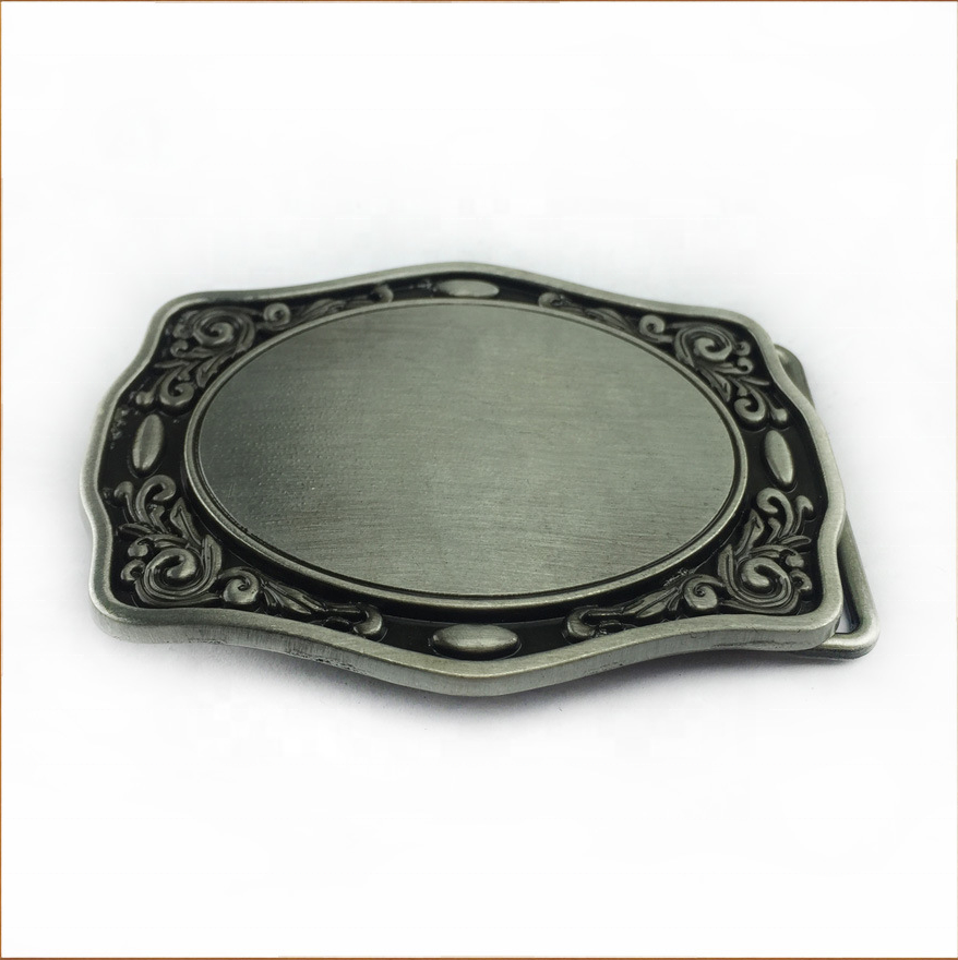 Zinc Alloy Light Plate Belt Buckle Retro Casual Western Cowboy Belt Buckle