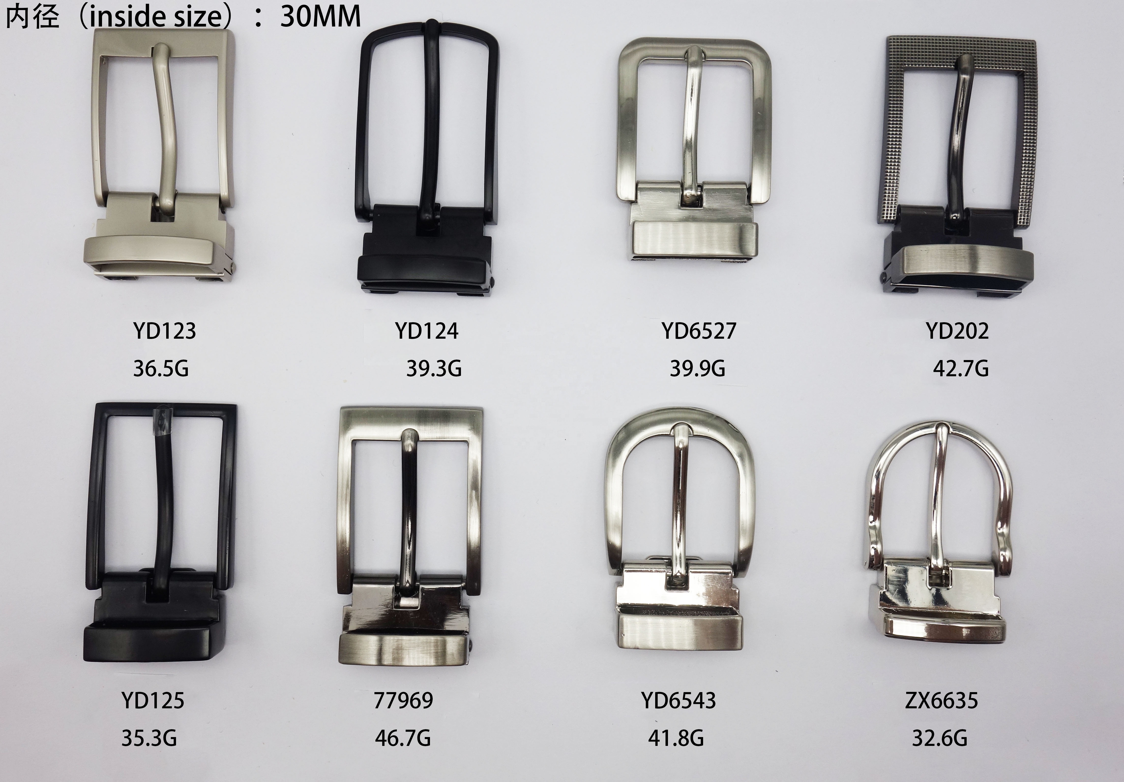 Metal clip custom metal rotating buckle belt clothes accessories stainless steel