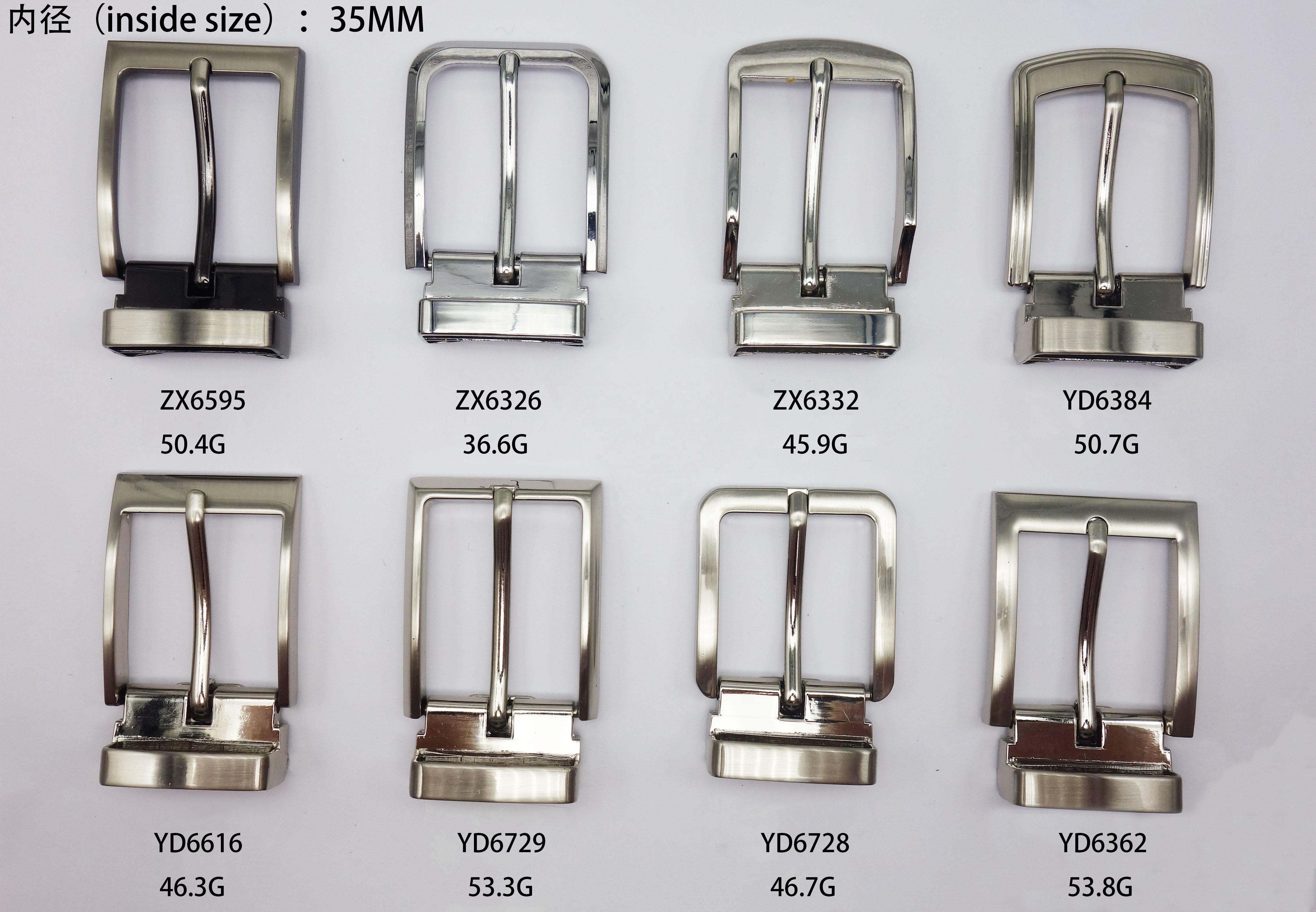 Metal clip custom metal rotating buckle belt clothes accessories stainless steel