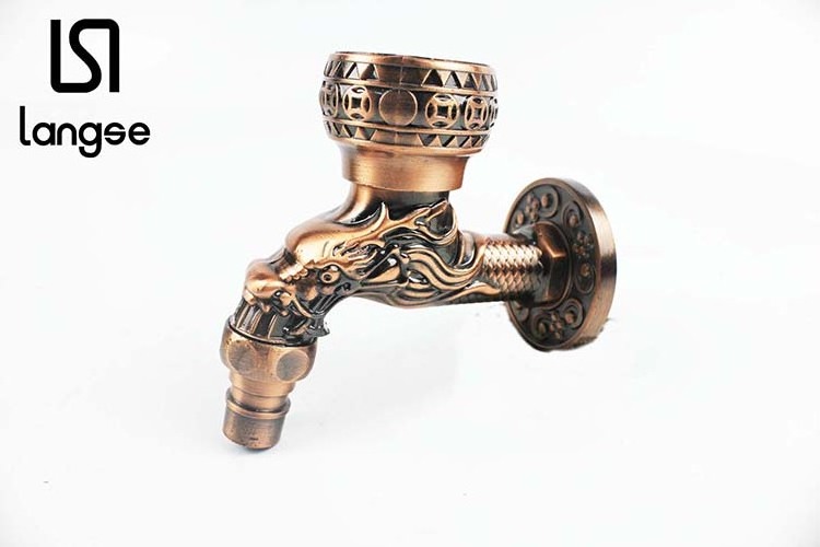 Classic zinc alloy Bronze Dragon faucet