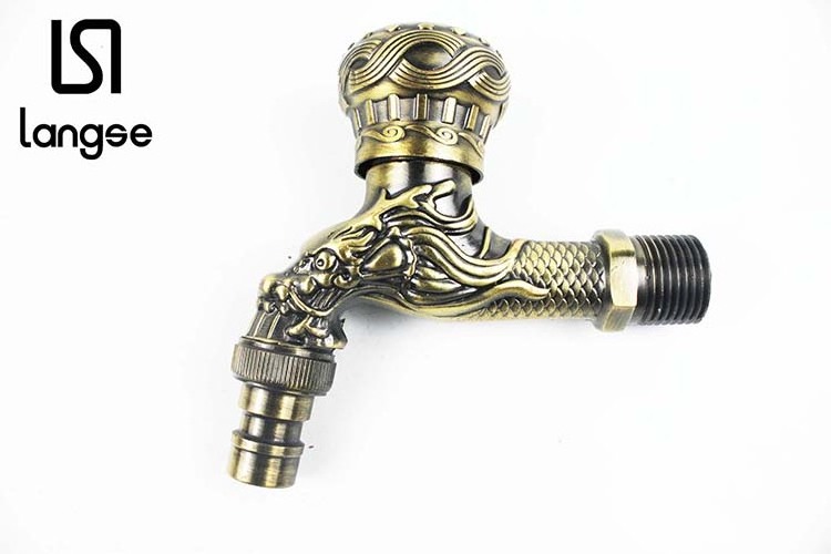 Classic zinc alloy Bronze Dragon faucet